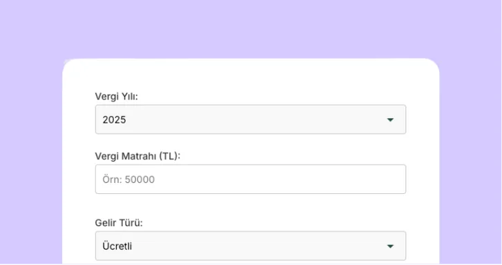 Gelir Vergisi Hesaplama Aracı